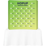 Hopup 5.5ft Curved Square Tabletop Tension Fabric Display