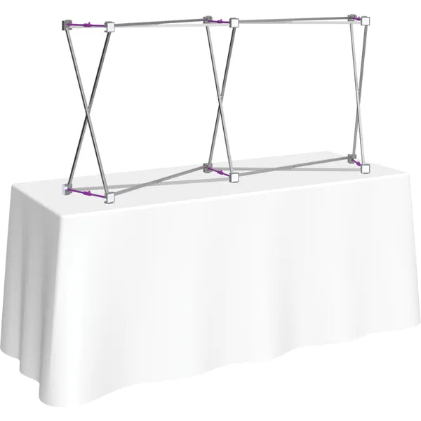 Hopup 5.5ft Curved Tabletop Tension Fabric Display