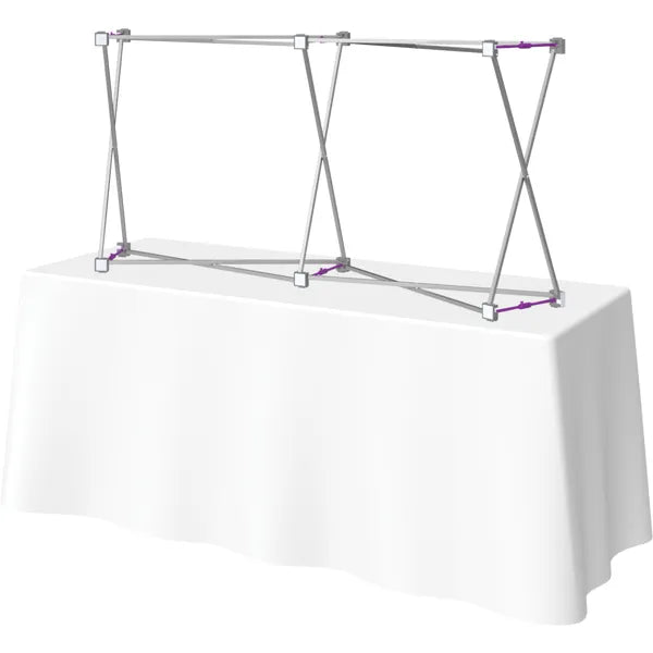 Hopup 5.5ft Curved Tabletop Tension Fabric Display