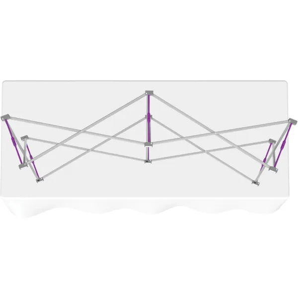 Hopup 5.5ft Curved Tabletop Tension Fabric Display
