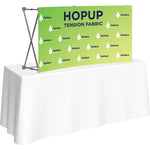 Hopup 5.5ft Curved Tabletop Tension Fabric Display