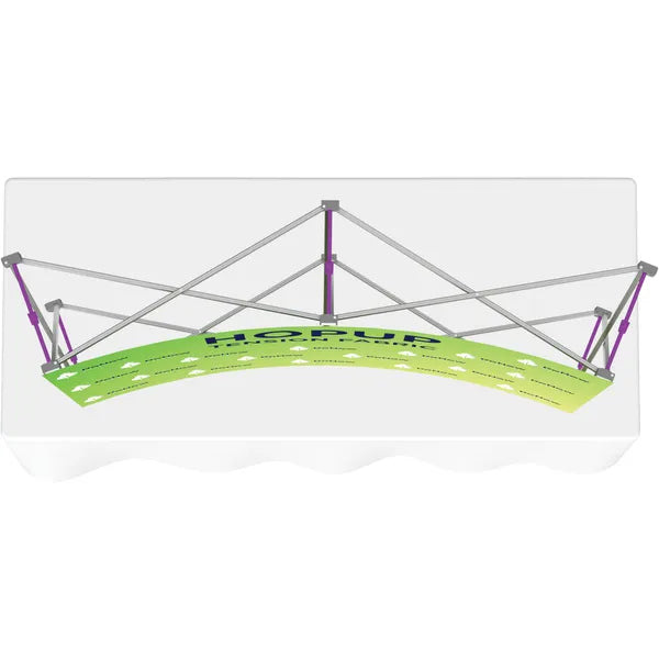 Hopup 5.5ft Curved Tabletop Tension Fabric Display