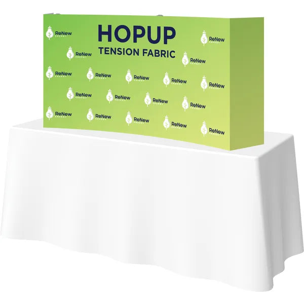 Hopup 5.5ft Curved Tabletop Tension Fabric Display