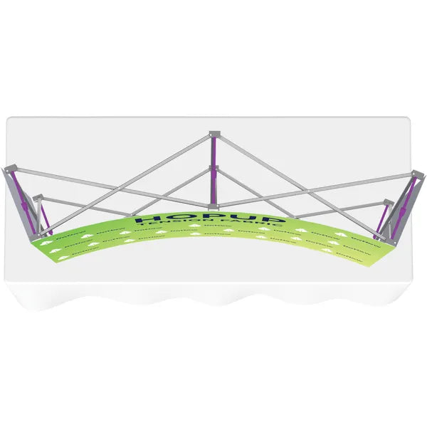 Hopup 5.5ft Curved Tabletop Tension Fabric Display