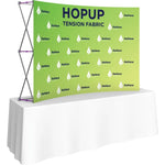 Hopup 7.5ft Curved Tabletop Tension Fabric Display