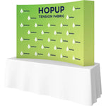 Hopup 7.5ft Curved Tabletop Tension Fabric Display
