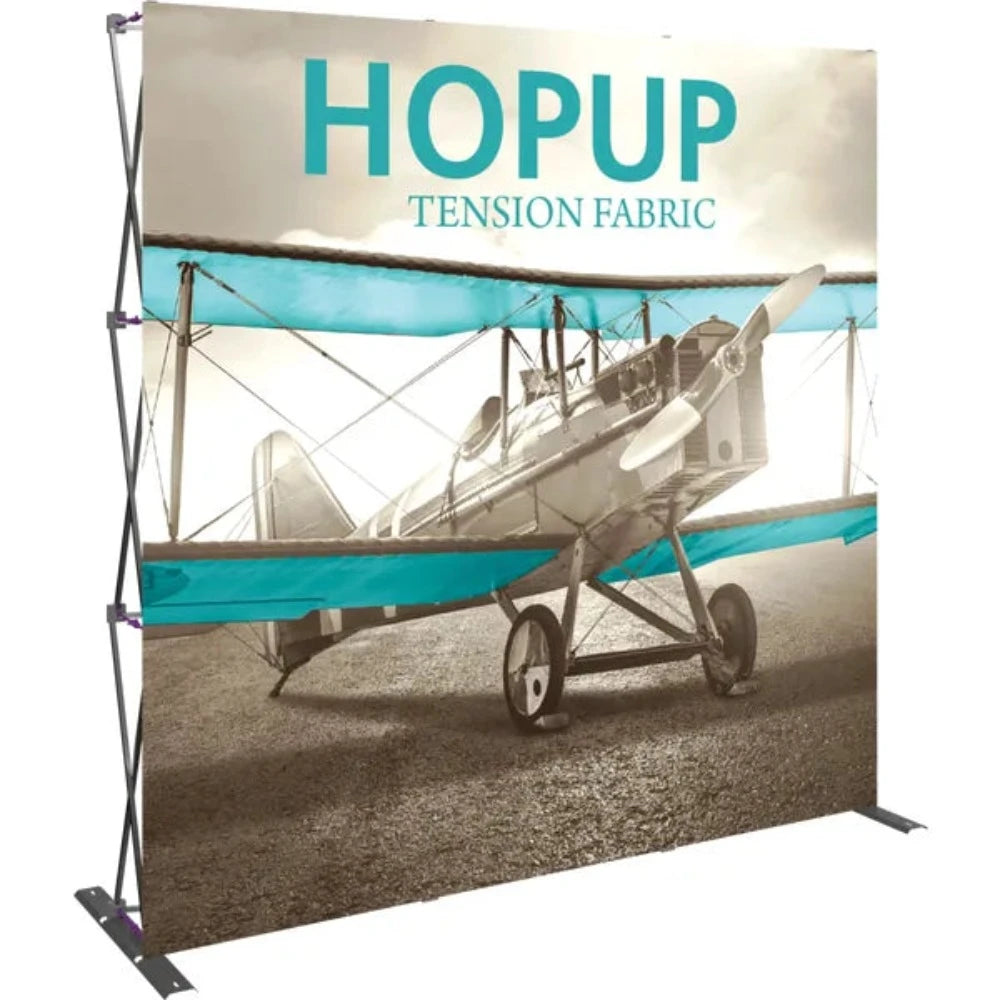HOPUP 7.5FT STRAIGHT FULL HEIGHT TENSION FABRIC DISPLAY