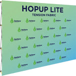 Hopup Lite 10ft Straight Full Height Tension Fabric Display