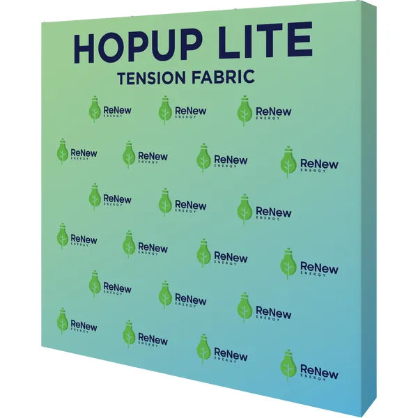 Hopup Lite 8ft Straight Full Height Tension Fabric Display
