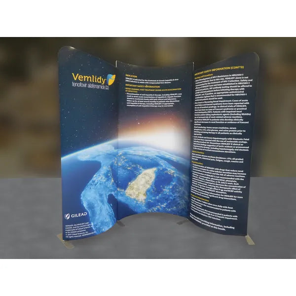 Graphic Modulate Series 5 10ft Fabric Backwall Kit 10