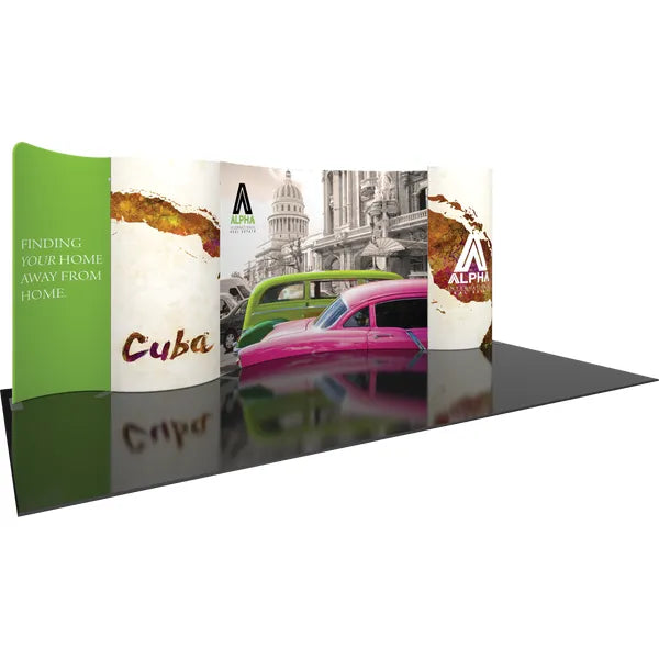 Graphic Modulate Series 1 20ft Fabric Backwall Kit 01