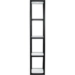 TWIST PORTABLE DISPLAY CABINET WITH 4 SHELVES