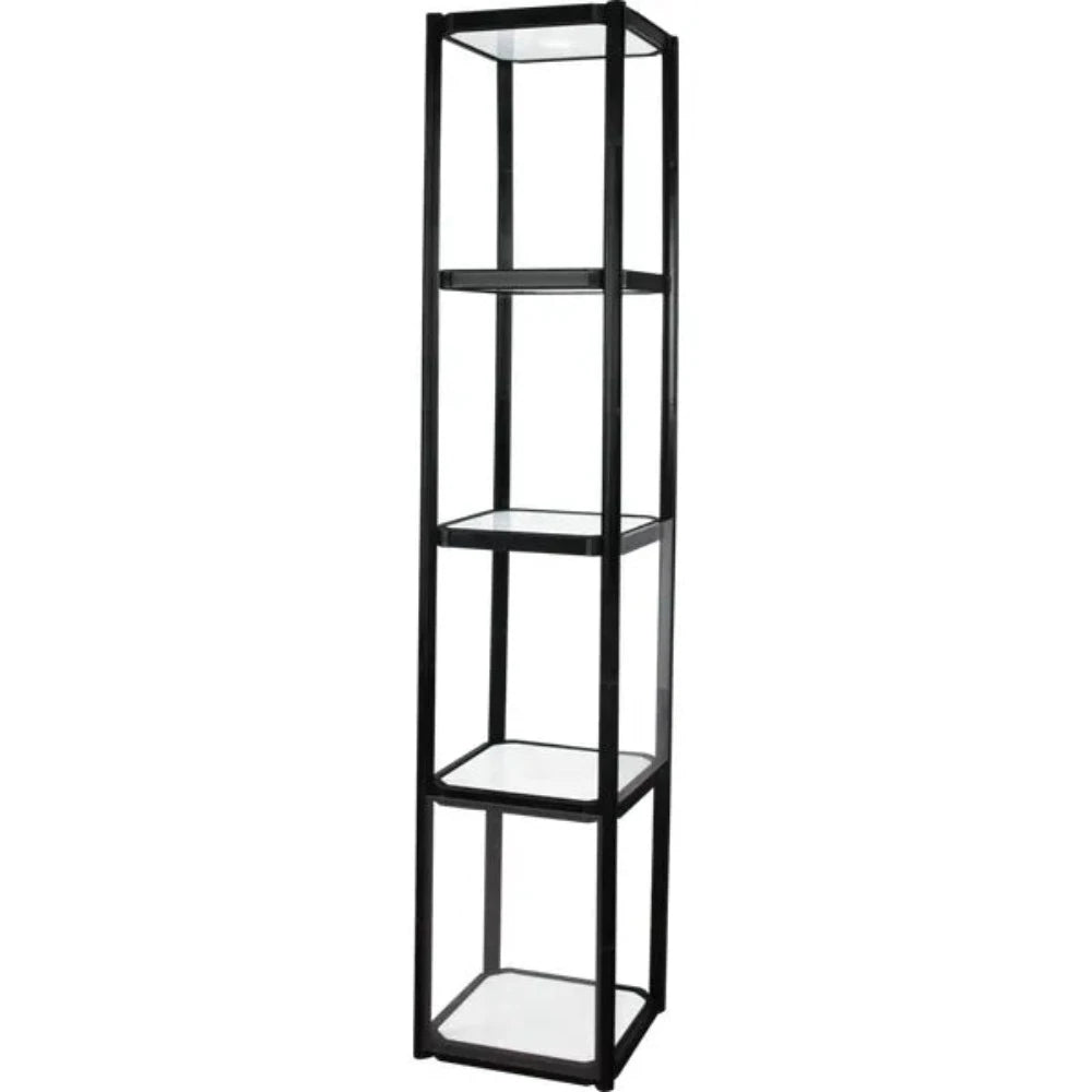 TWIST PORTABLE DISPLAY CABINET WITH 4 SHELVES
