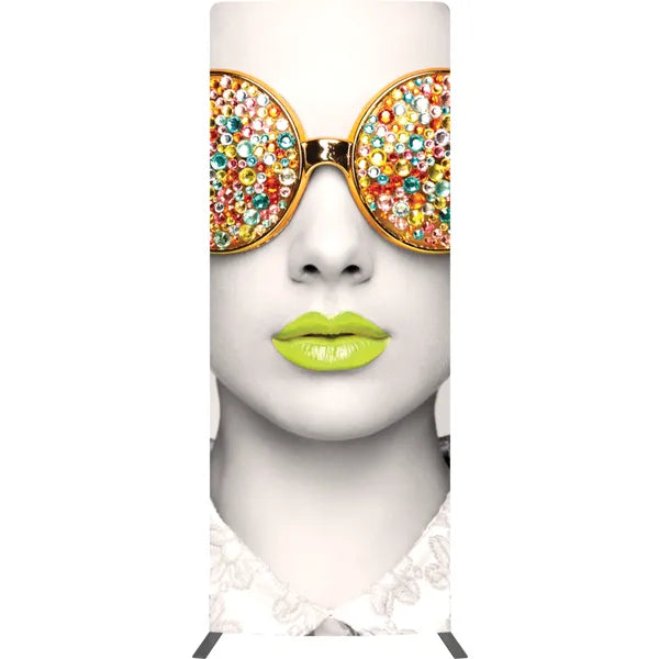 Vector Frame Curved 01 Fabric Banner Display