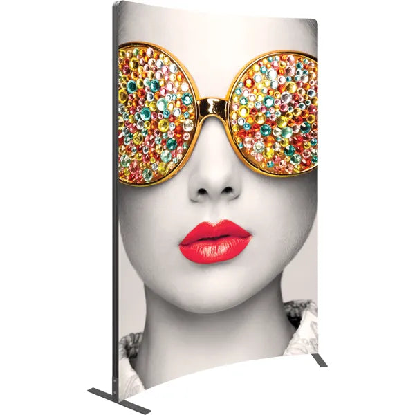 Back Graphic Vector Frame Curved 03 Fabric Banner Display