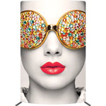 Back Graphic Vector Frame Curved 03 Fabric Banner Display