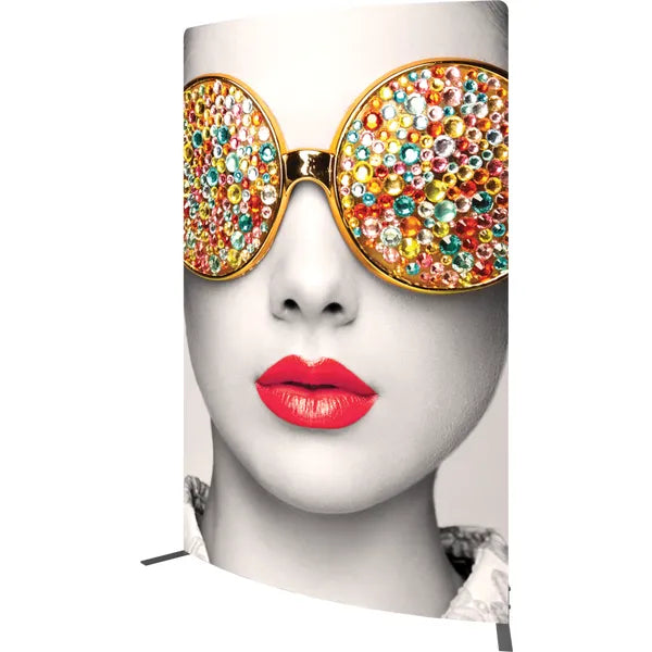 Back Graphic Vector Frame Curved 03 Fabric Banner Display