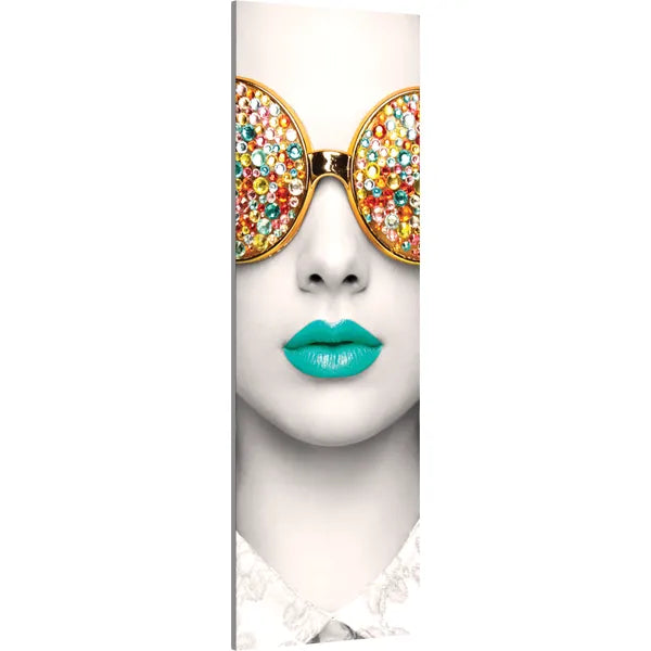 Vector Frame Edge R-02 Rectangle Fabric Poster Display