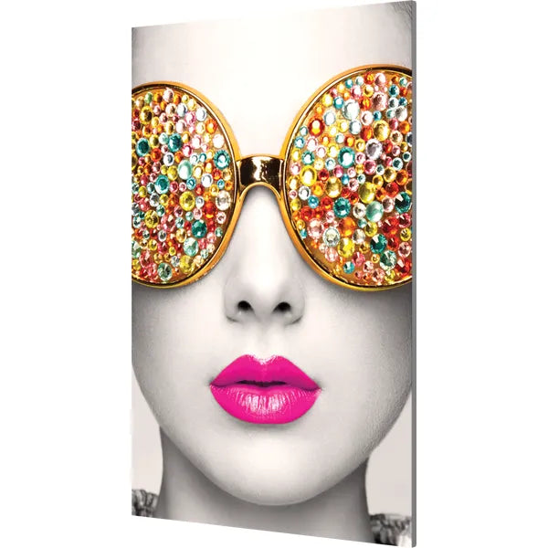 Graphic Vector Frame Edge R-03 Rectangle Fabric Poster Display