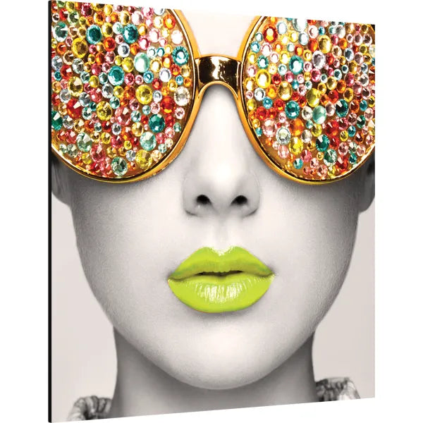 Graphic Vector Frame Edge S-03 Square Fabric Poster Display