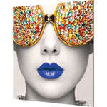 Graphic Vector Frame Edge S-04 Square Fabric Poster Display