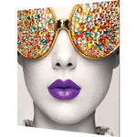 Graphic Vector Frame Edge S-05 Square Fabric Poster Display