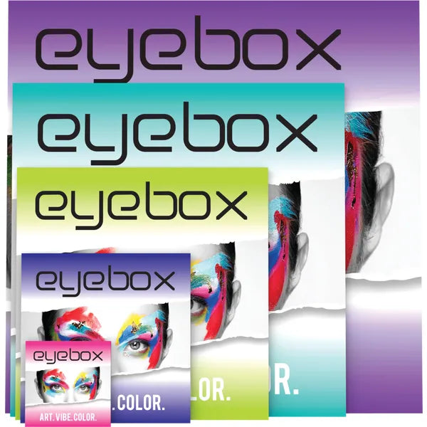 Graphic Vector Frame Edge S-02 Square Fabric Poster Display