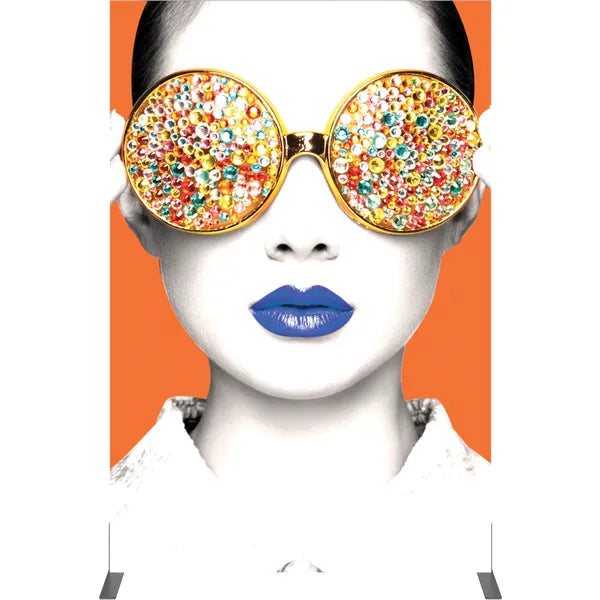 Back Options Vector Frame Light Box Rectangle 03 Fabric Banner Display