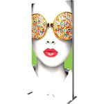 Back Options Vector Frame Light Box Rectangle 04 Fabric Banner Display