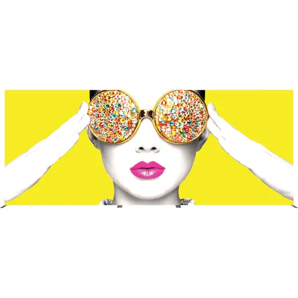 Back Options Vector Frame Light Box Rectangle 07 Fabric Banner Display