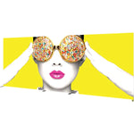 Back Options Vector Frame Light Box Rectangle 07 Fabric Banner Display