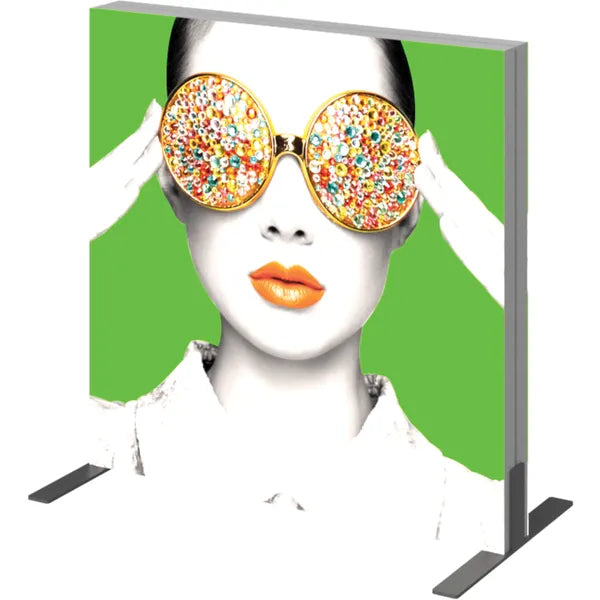Back Options Vector Frame Light Box Square 01 Fabric Banner Display