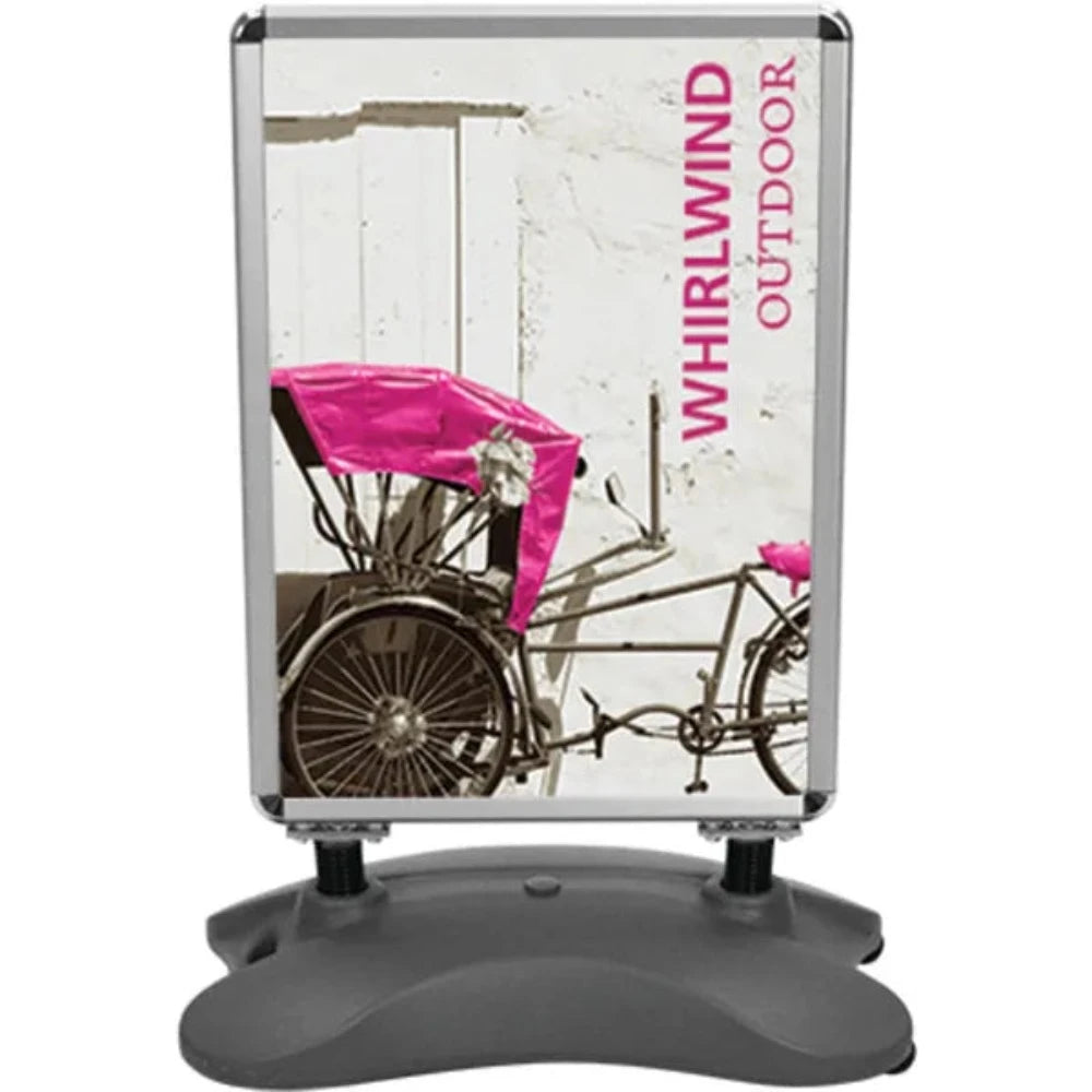 WHIRLWIND OUTDOOR SIGN STAND