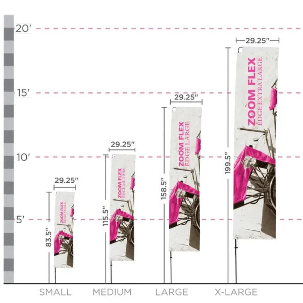 ZOOM FLEX EDGE - LARGE FLAG