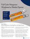 Full Color Wristband With A Bottle Opener!!