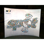 Formulate Master 10ft HC1 Horizontal Curve Fabric Backwall