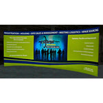 Formulate Master 20ft WH1 Horizontal Curve Fabric Backwall