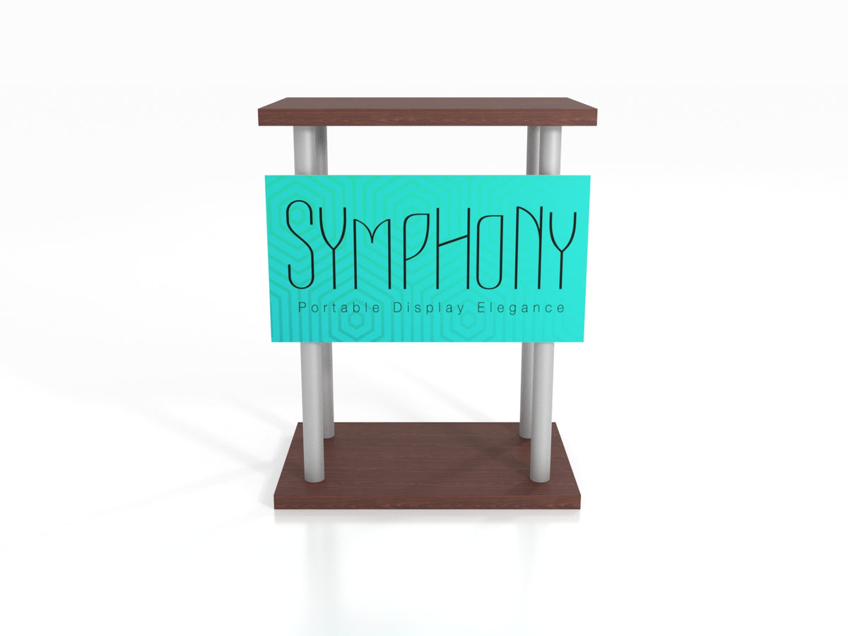 SYM-414 Portable Counter w/ Shelves