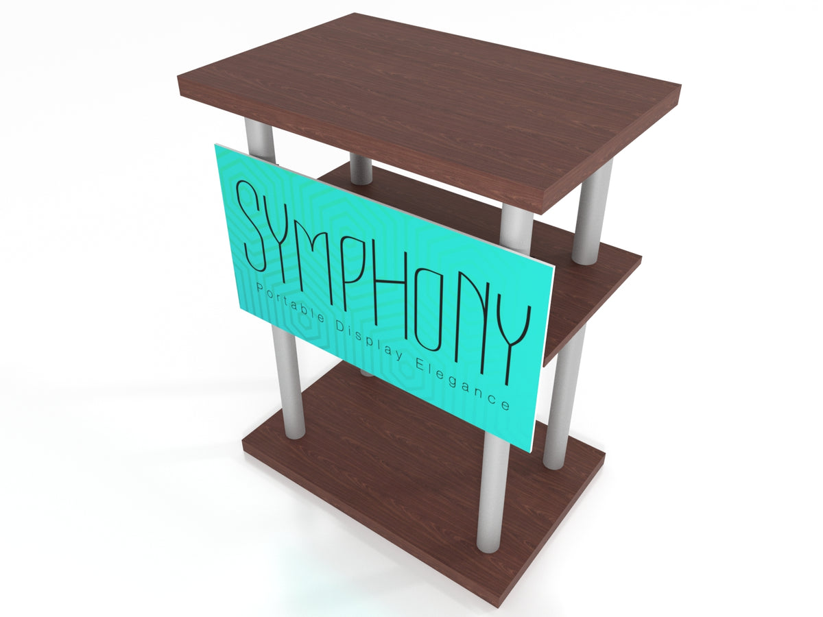 SYM-414 Portable Counter w/ Shelves