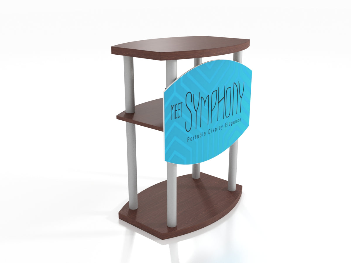 SYM-415 Portable Counter w/ Shelves