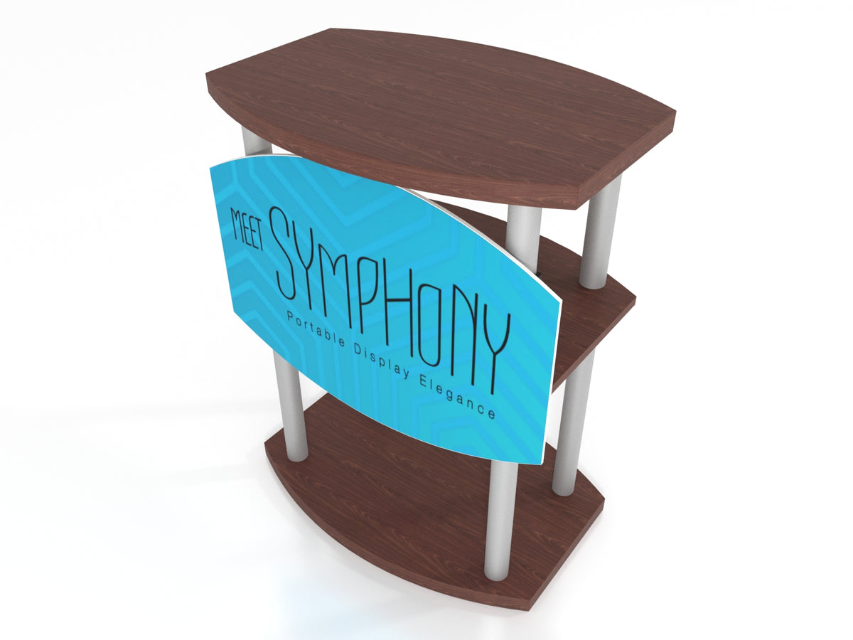 SYM-415 Portable Counter w/ Shelves