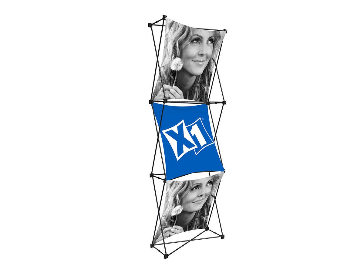 X1 2.5 ft. -- 1x3 C Fabric Pop-Up Display