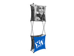 X1 2.5 ft. -- 1x3 J Fabric Pop-Up Display