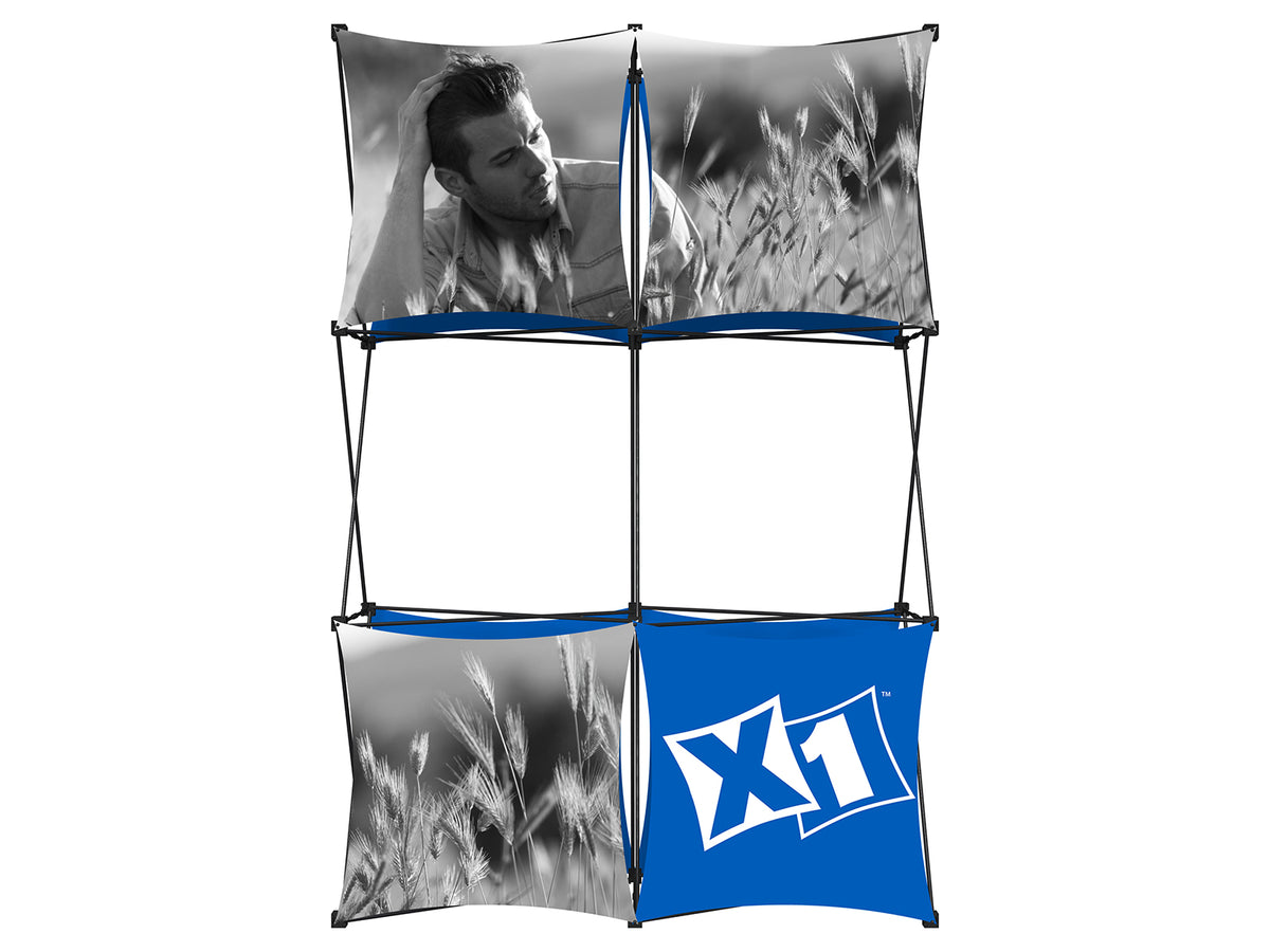 X1 5 ft. -- 2x3 F Fabric Pop-Up Display