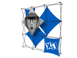 X1 8 ft. -- 3x3 C Fabric Pop-Up Display