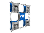 X1 8 ft. -- 3x3 J Fabric Pop-Up Display
