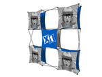 X1 8 ft. -- 3x3 J Fabric Pop-Up Display