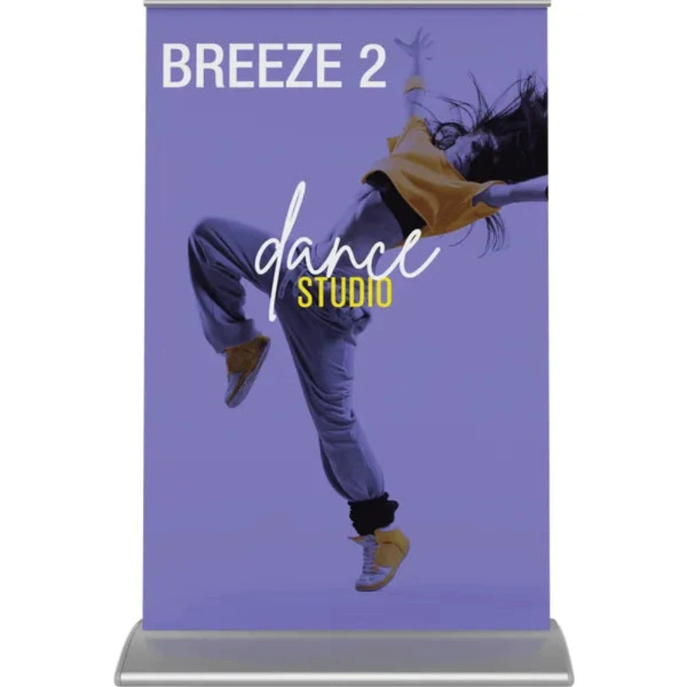 BREEZE 2 TABLETOP RETRACTABLE BANNER STAND