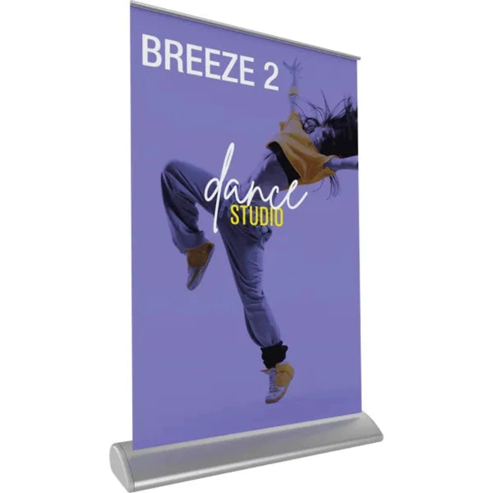 BREEZE 2 TABLETOP RETRACTABLE BANNER STAND