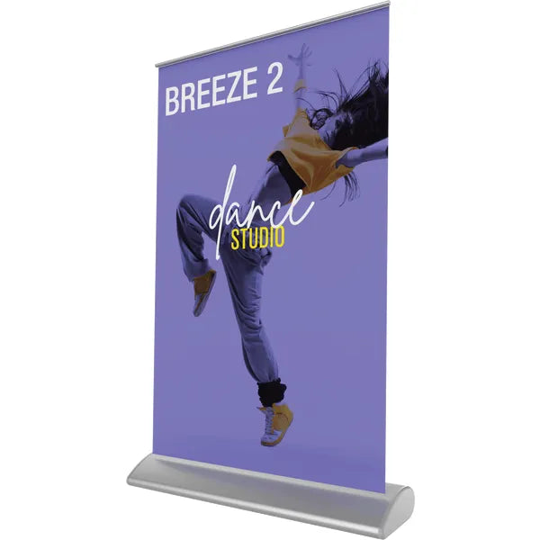 BREEZE 2 TABLETOP RETRACTABLE BANNER STAND